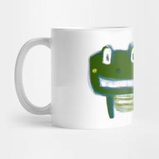 Cute Crocodile Drawing Mug